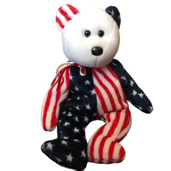 TY Beanie Baby - SPANGLE the Bear - Picture 1 of 6